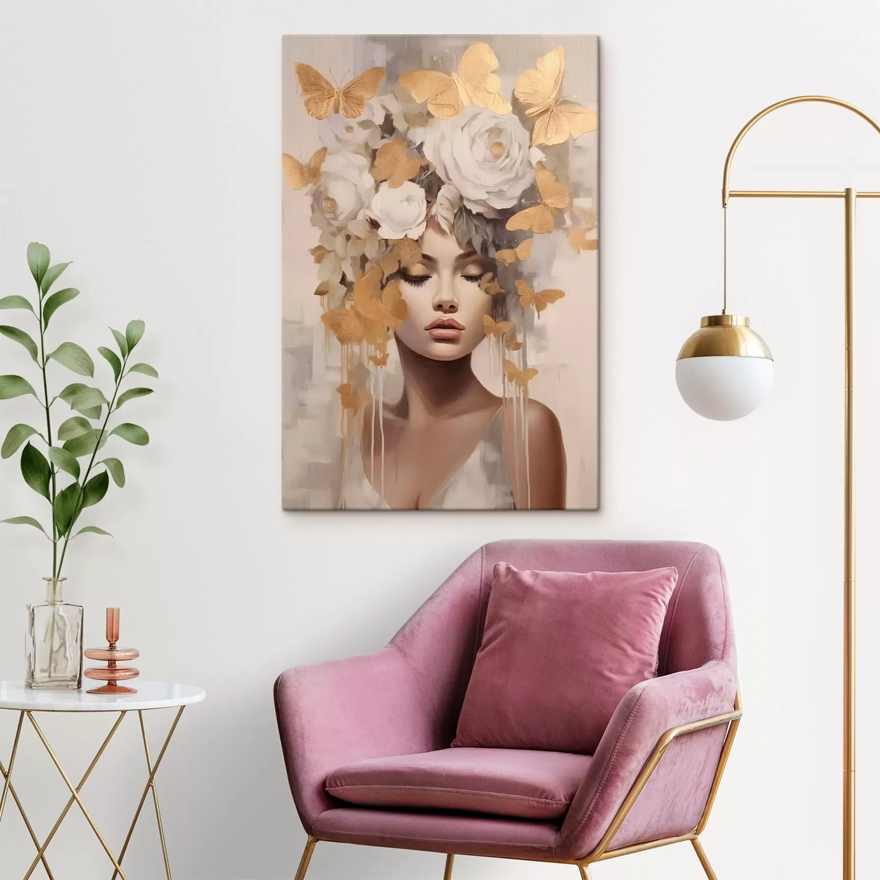 murales de pared Retrato de una niña s47005