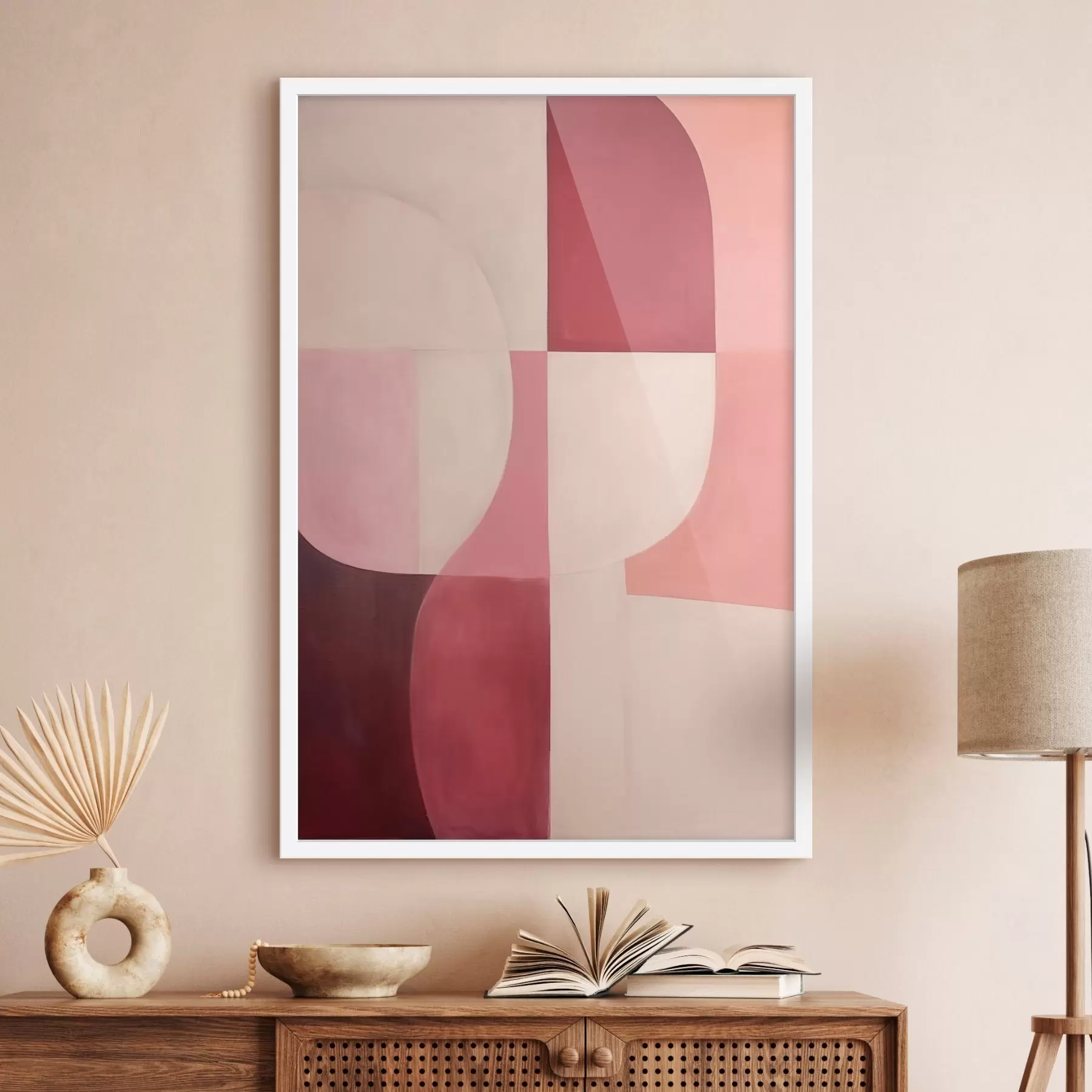 murales de pared Composición de formas fluidas f46989