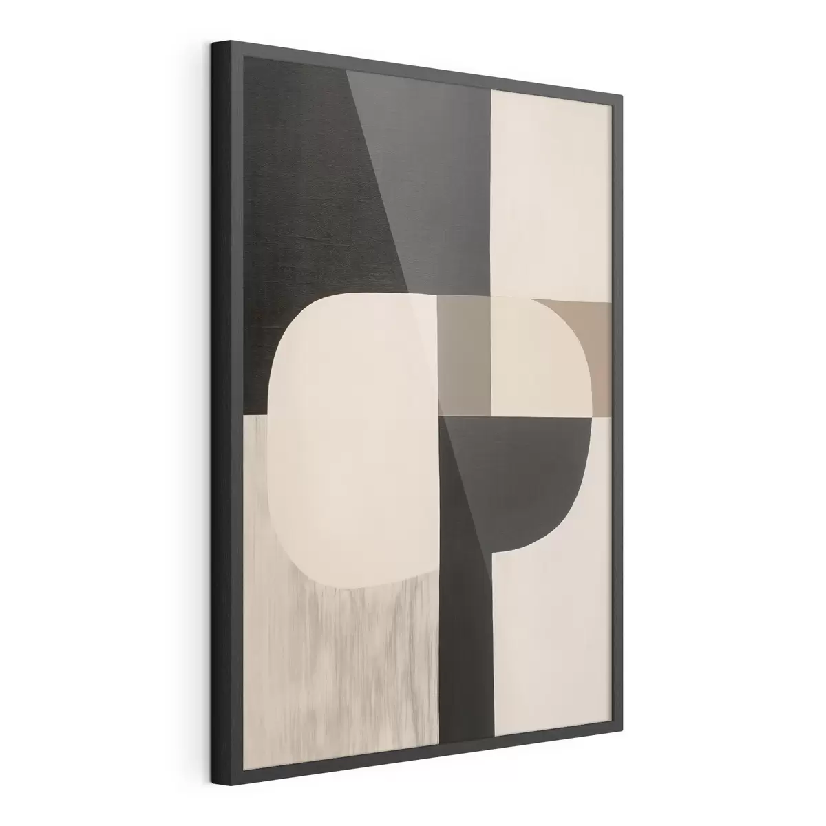Poster Abstracción geométrica monocromática f46993