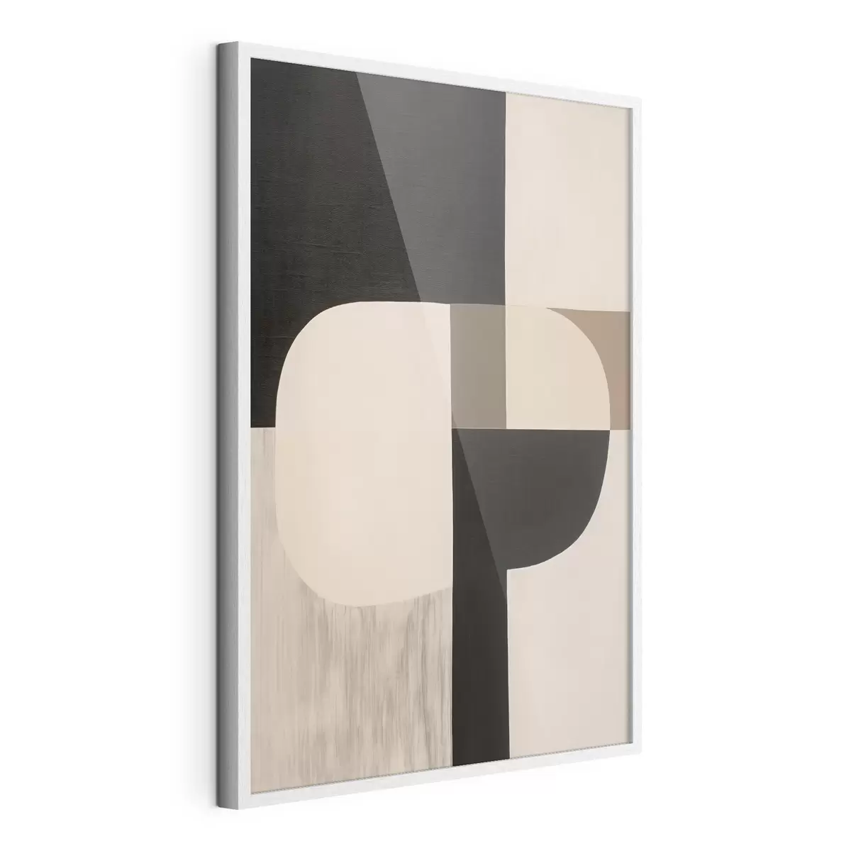 Poster Abstracción geométrica monocromática f46993