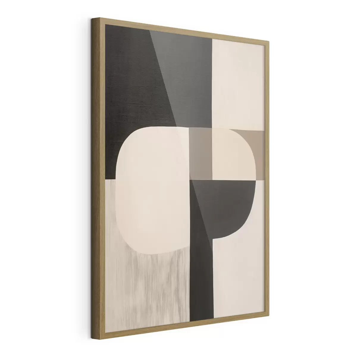 Poster Abstracción geométrica monocromática f46993