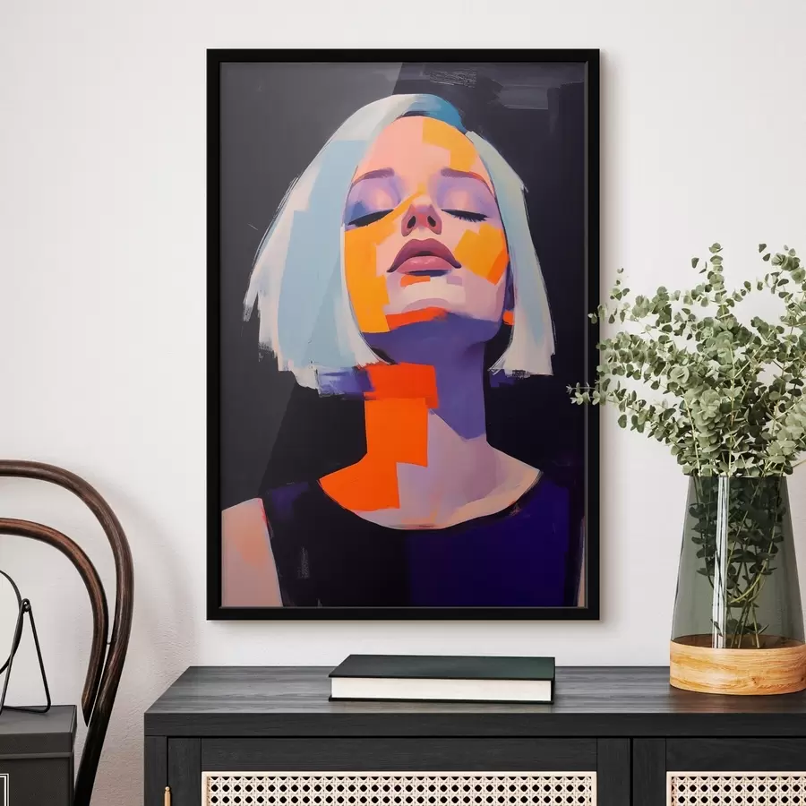 murales de pared Retrato de una niña f47004