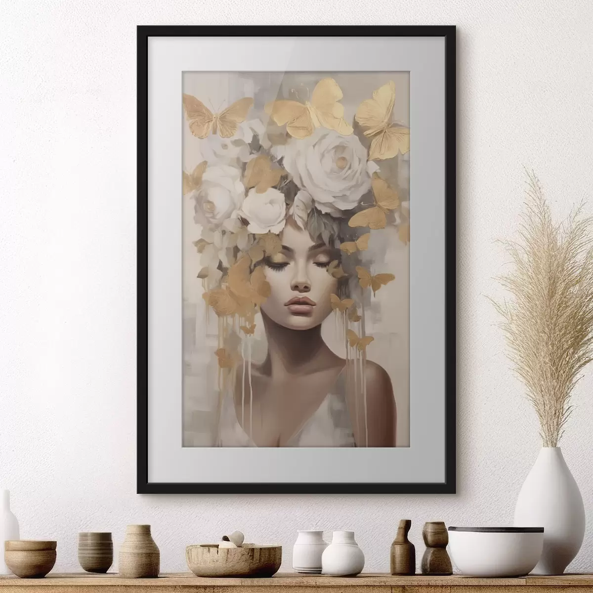 Poster Corona de mariposas f47005