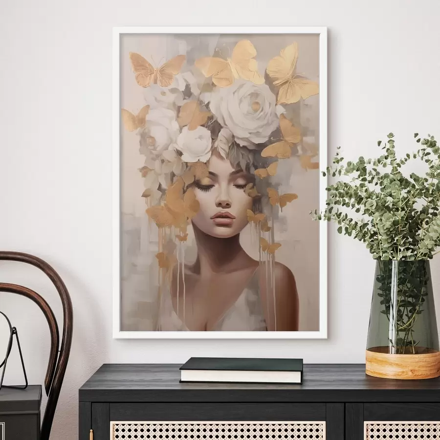 murales de pared Retrato de una niña f47005