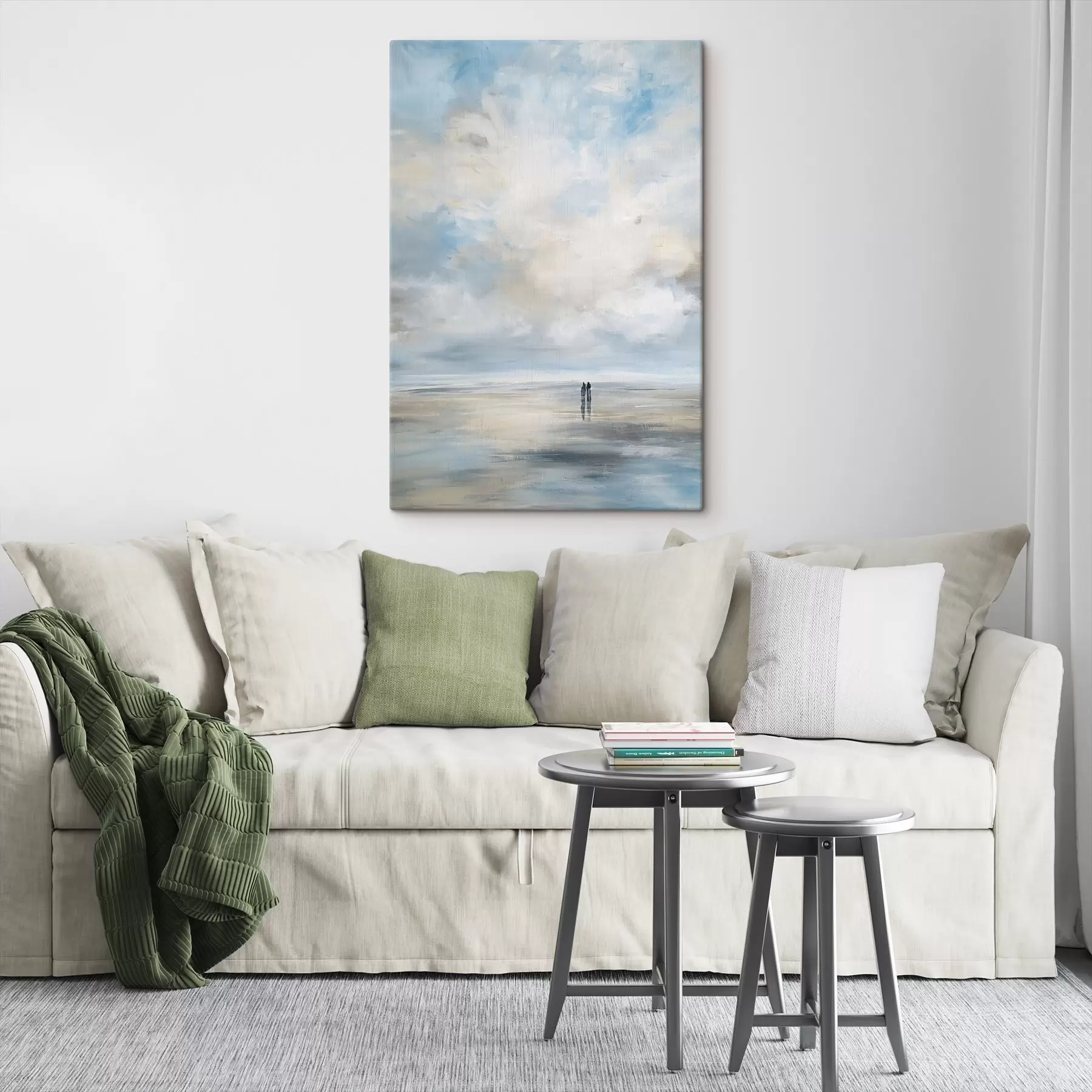 murales de pared Pareja en la orilla del mar s47062