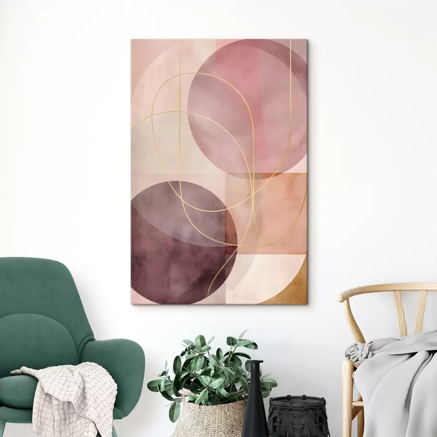 murales de pared Círculos abstractos s47070