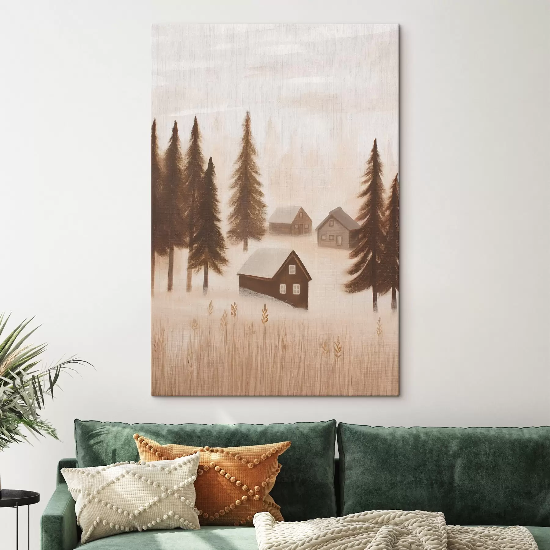 murales de pared Casas en el bosque s47077