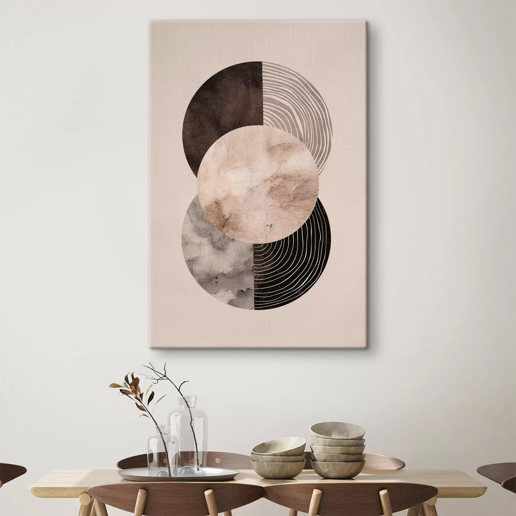 murales de pared Tres círculos s47081