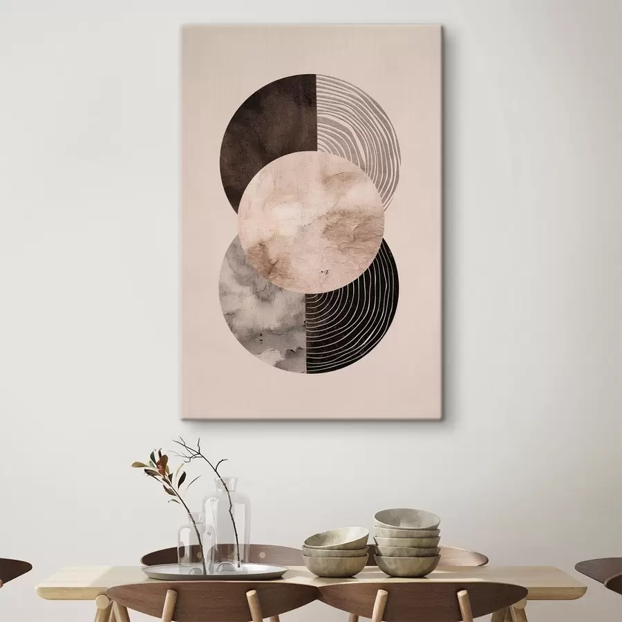 murales de pared Tres círculos s47081