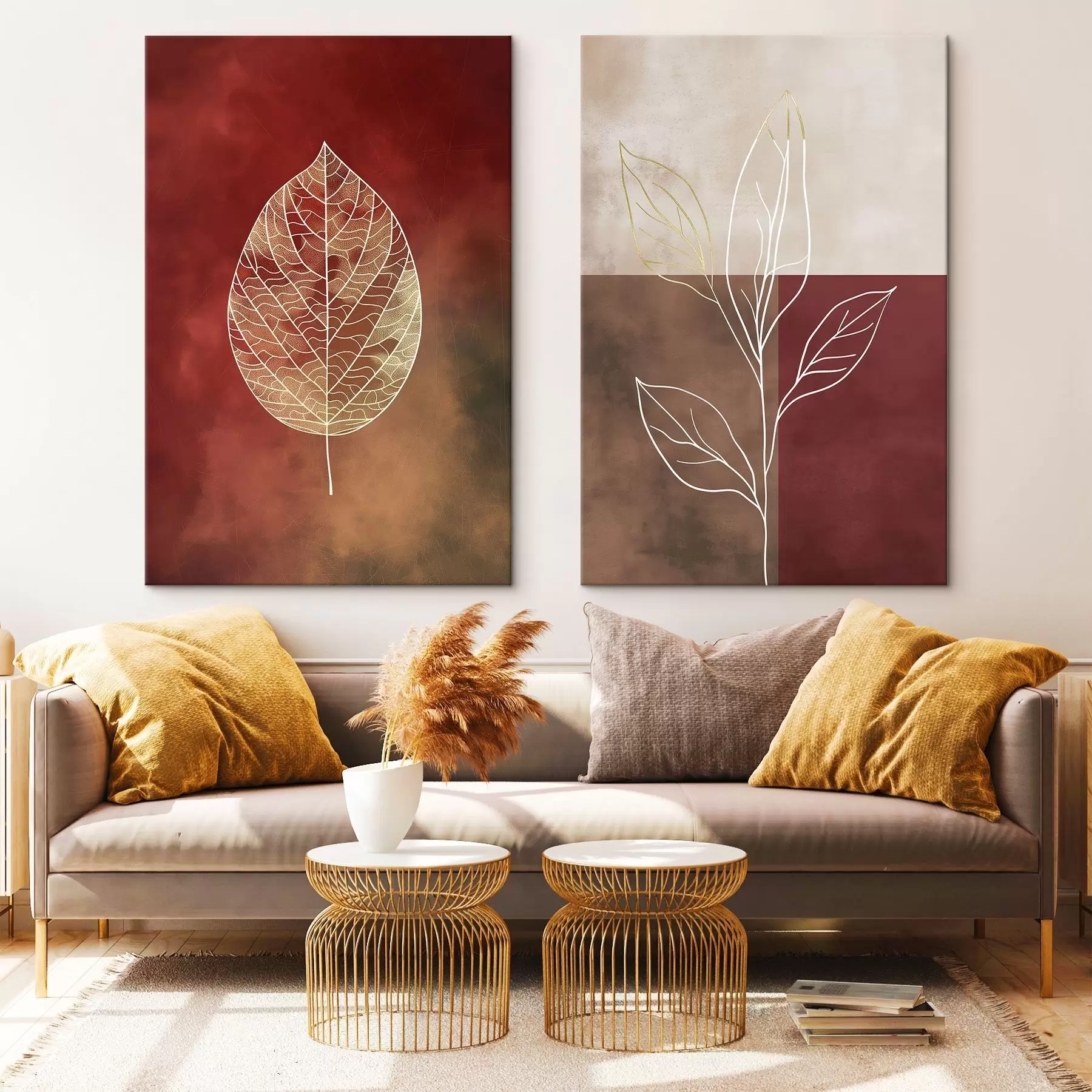 murales de pared Hojas m01140