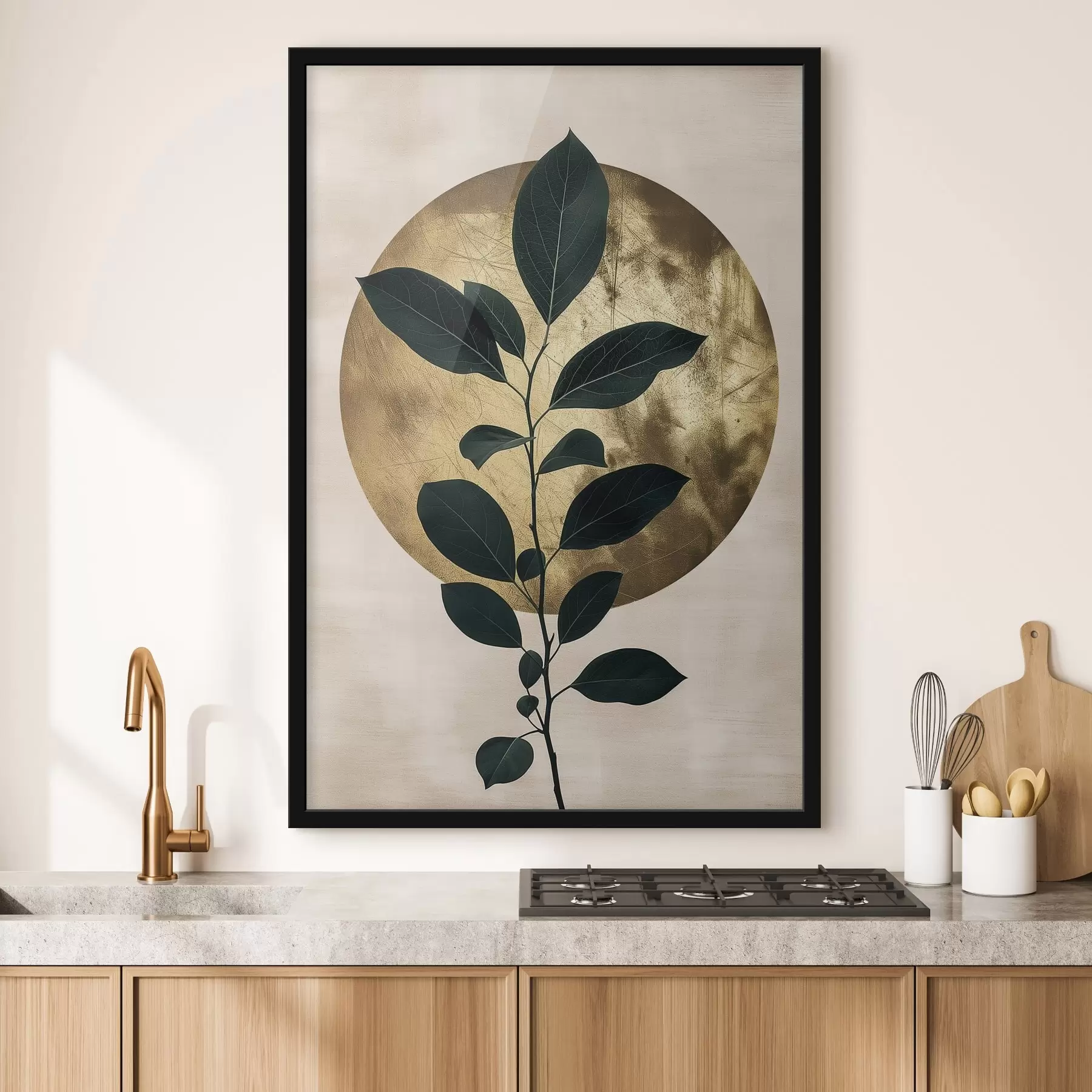 murales de pared Hojas de árbol f47051