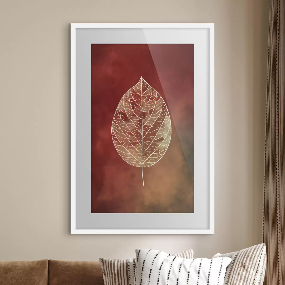 Poster Hojas de diferentes colores f47052