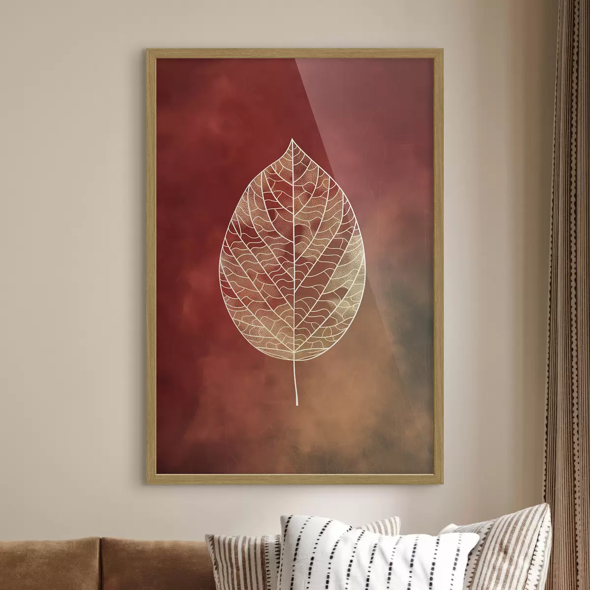 Poster Hojas de diferentes colores f47052