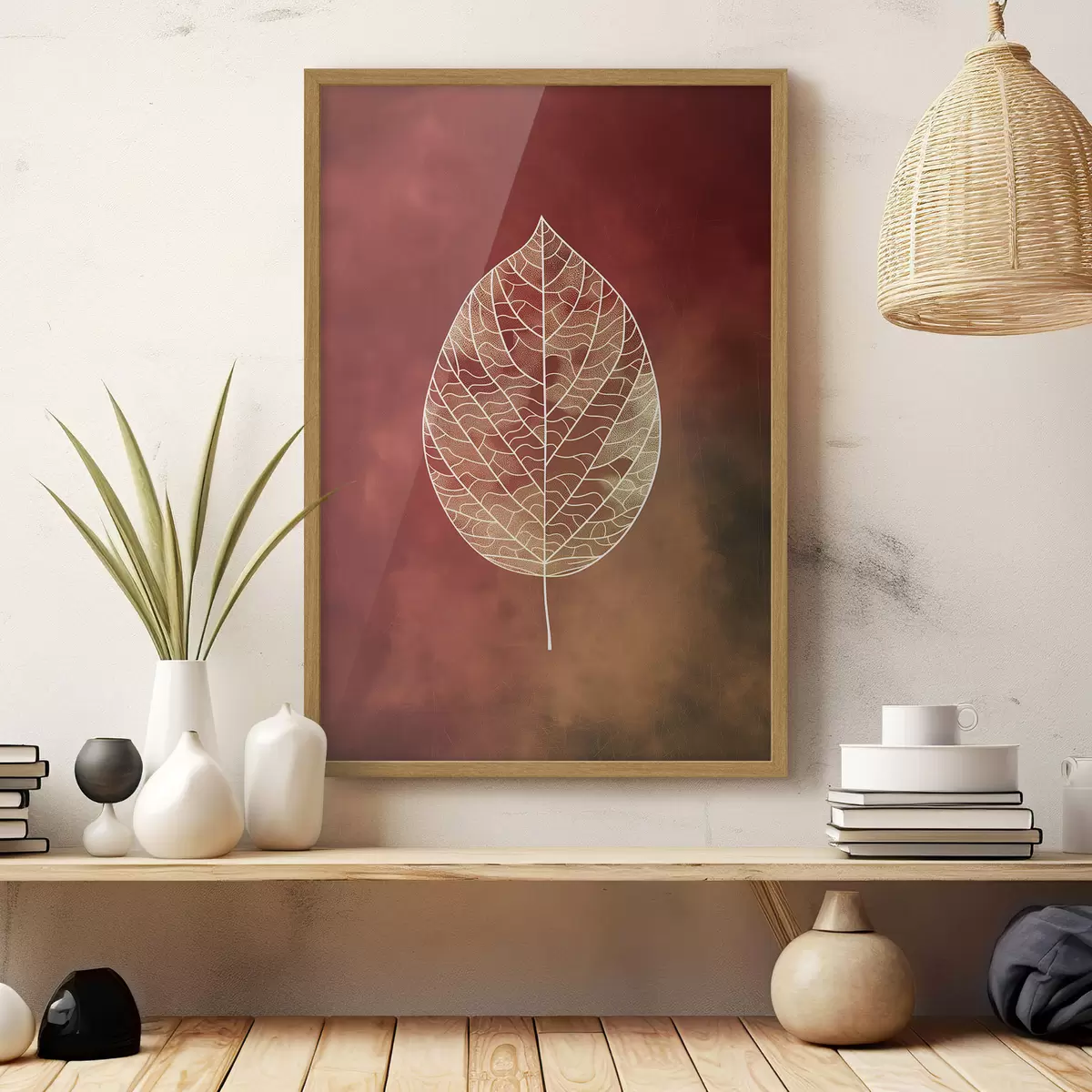 Poster Hojas de diferentes colores f47052
