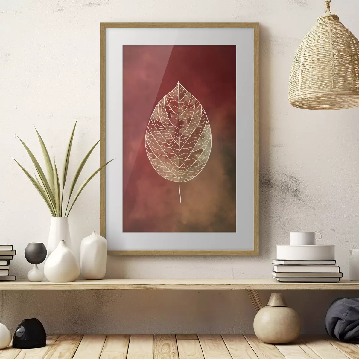 Poster Hojas de diferentes colores f47052