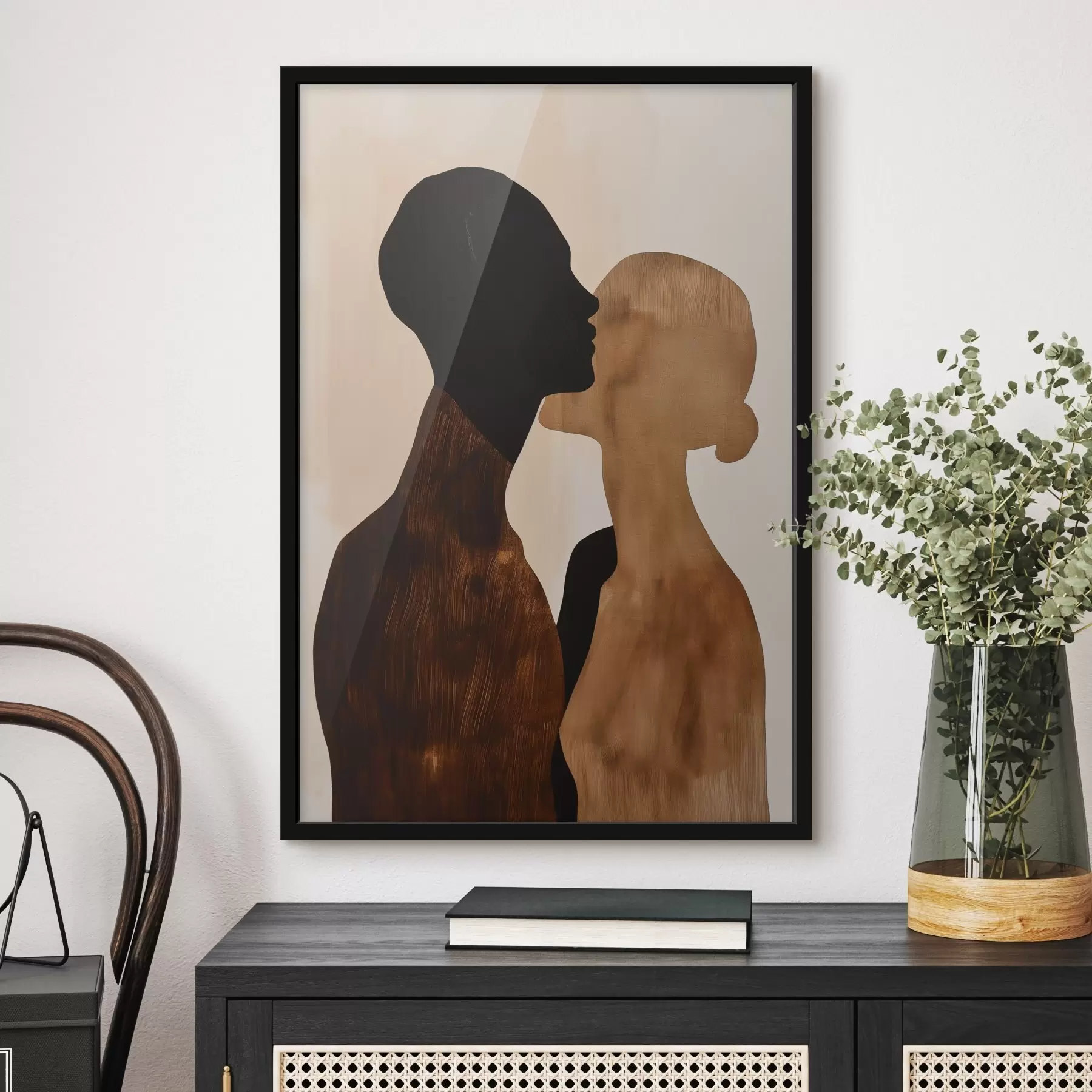 murales de pared Silueta y serenidad f47055