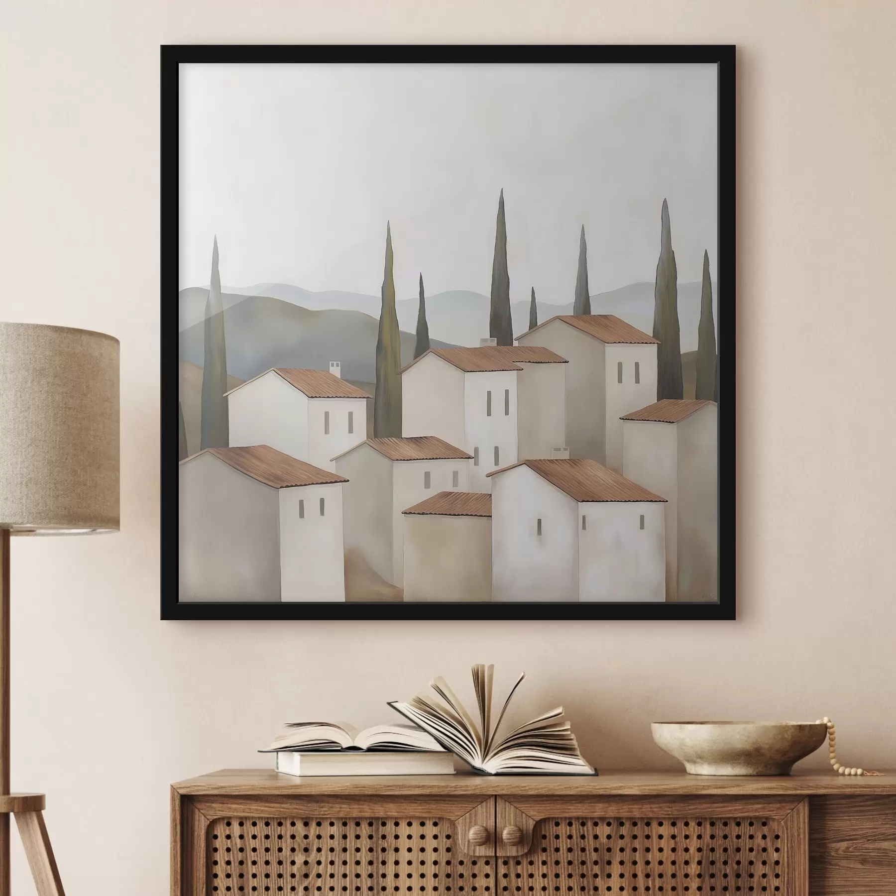 murales de pared Casas pintorescas f47069