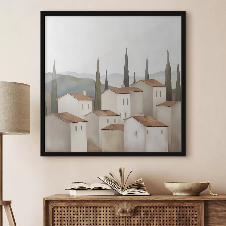 murales de pared Casas pintorescas f47069