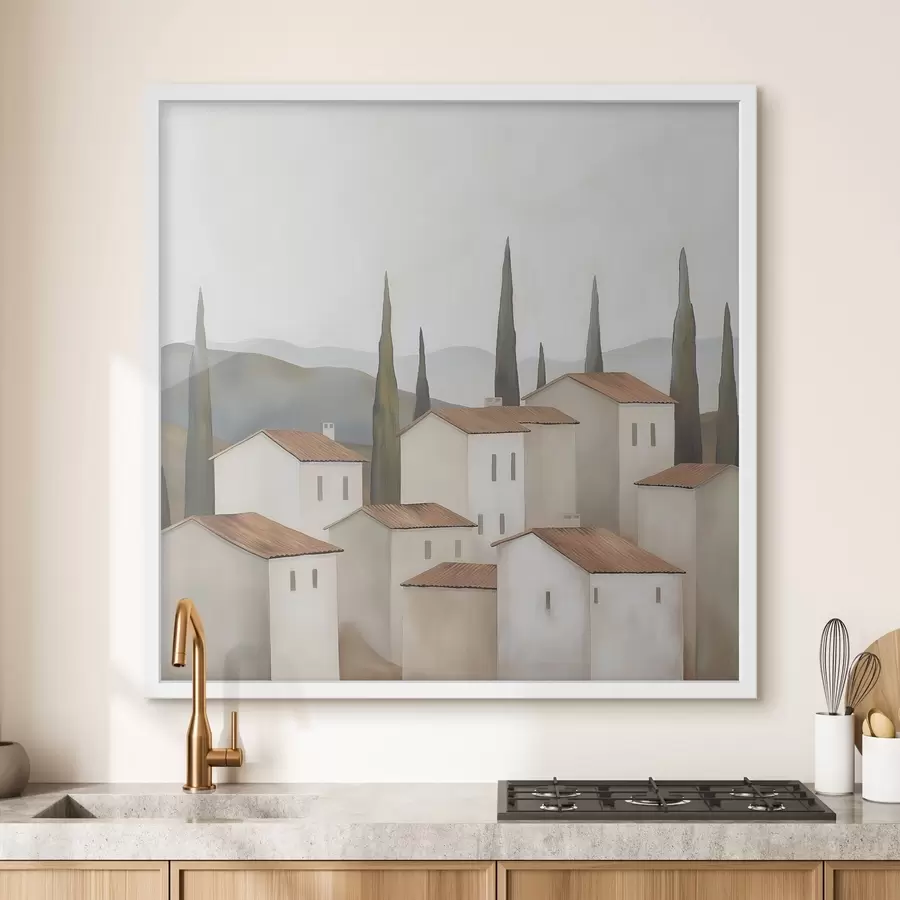 murales de pared Casas pintorescas f47069