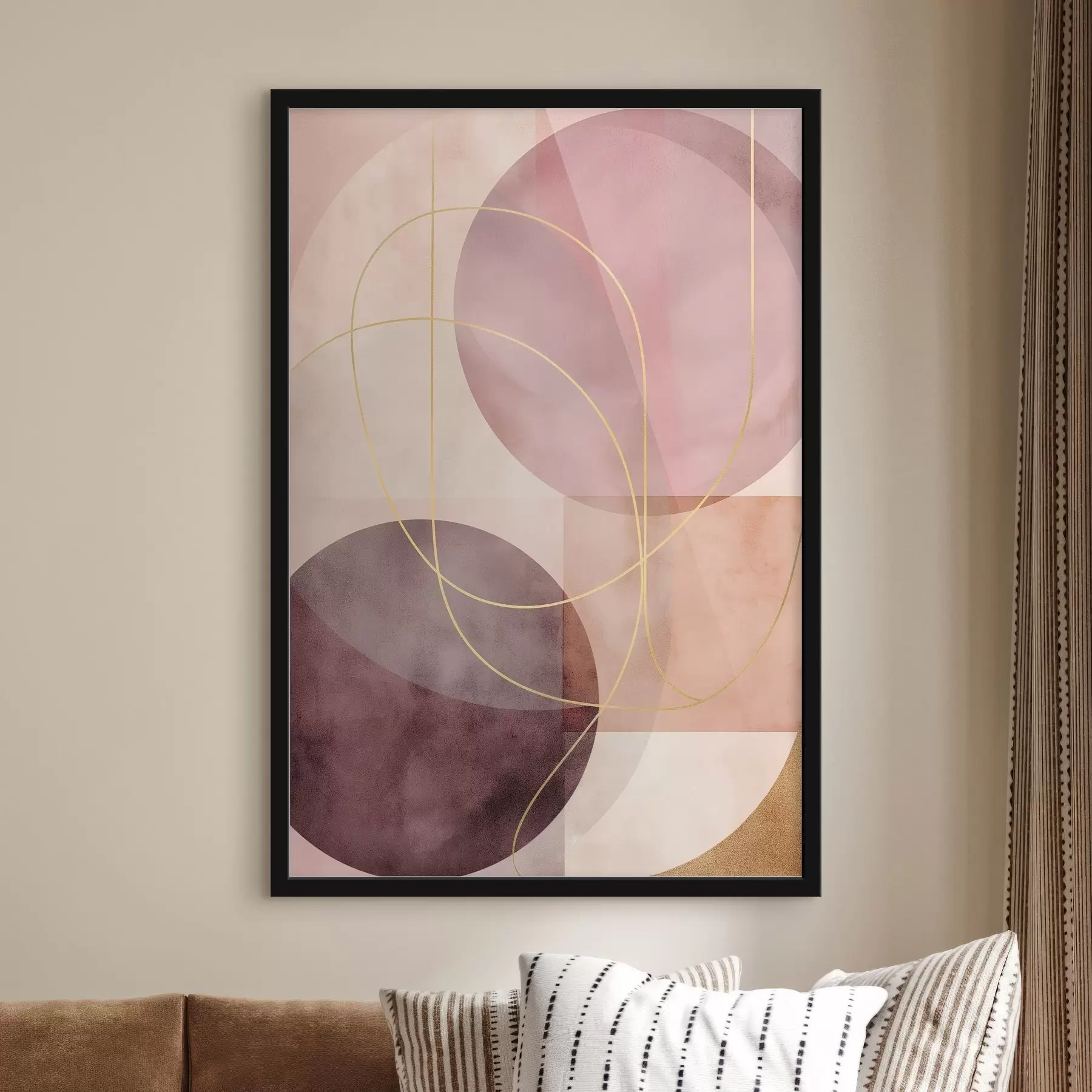 murales de pared Círculos abstractos f47070