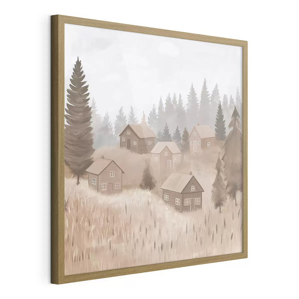 Poster Casas en el bosque f47075