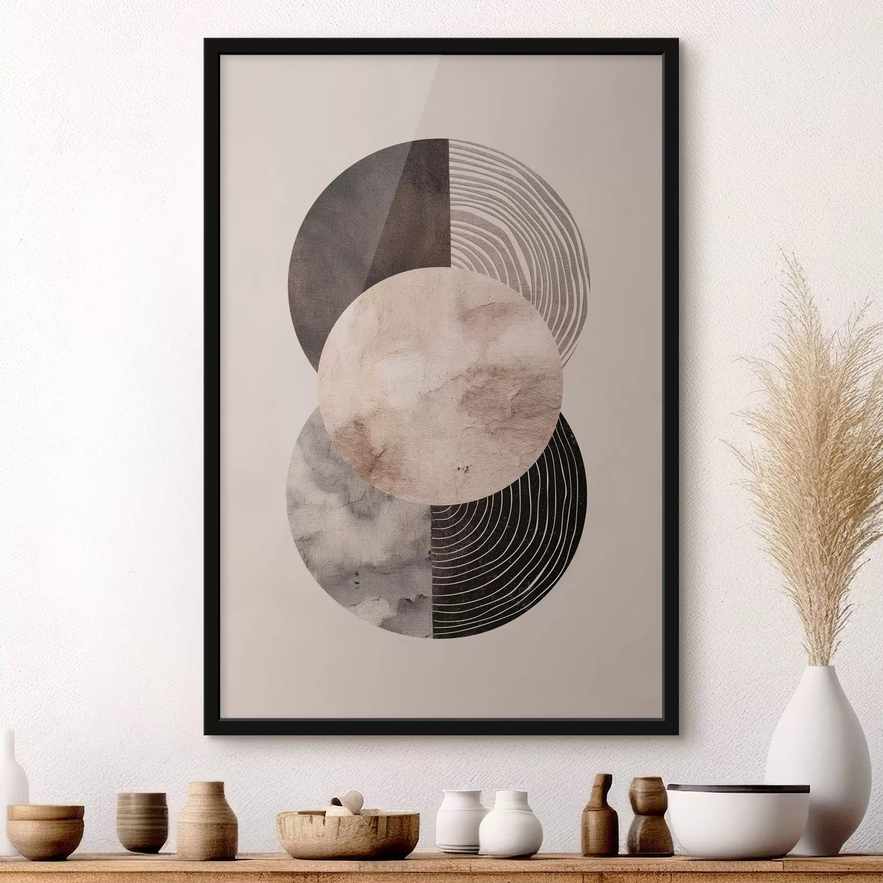 murales de pared Tres círculos f47081