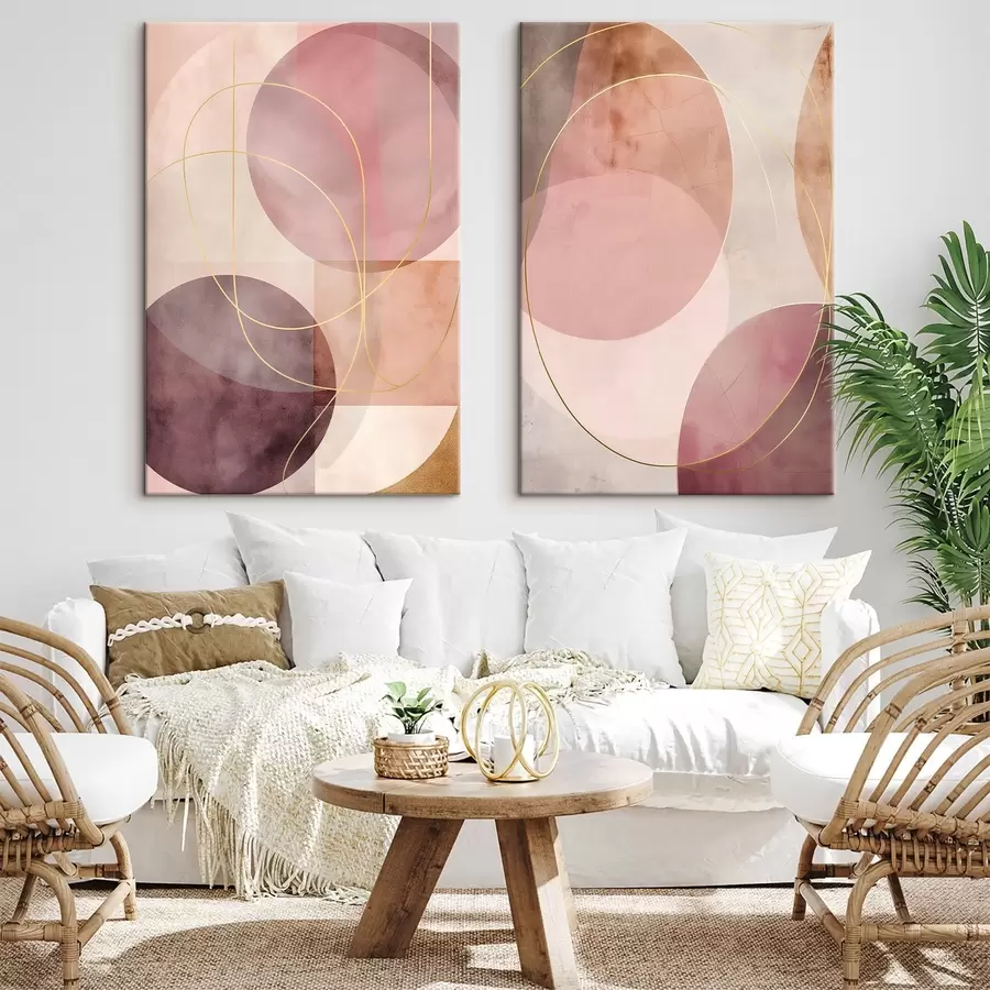 murales de pared Círculos de abrasión m01144