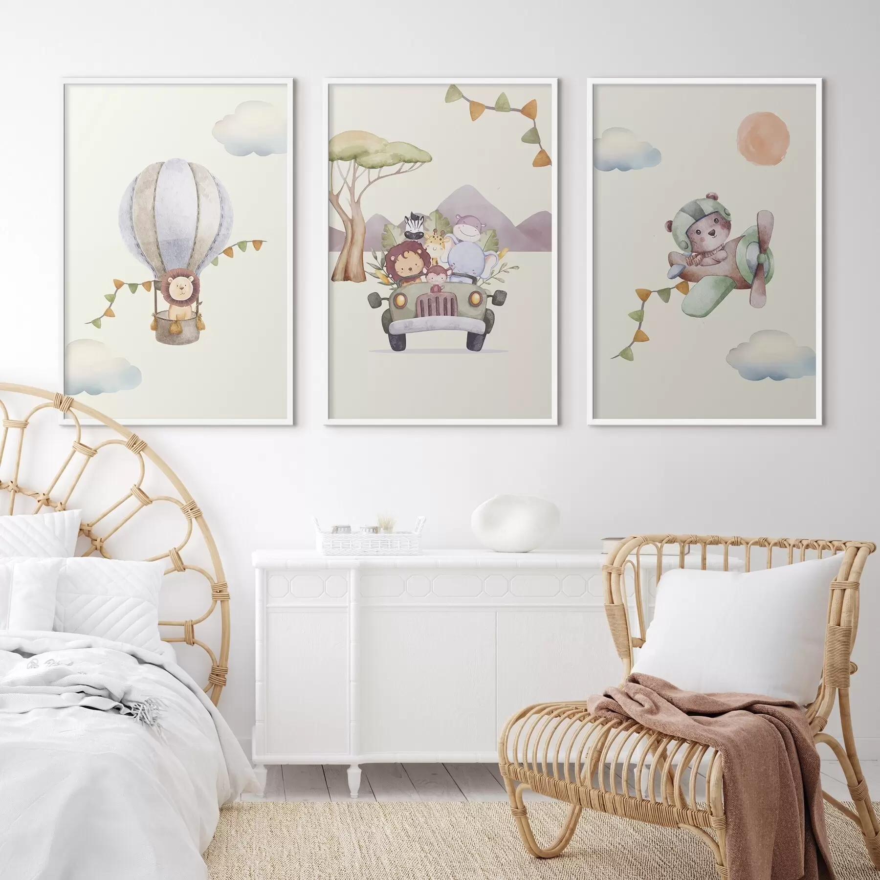 murales de pared Aventuras por cielos y carreteras de ensueño d00295