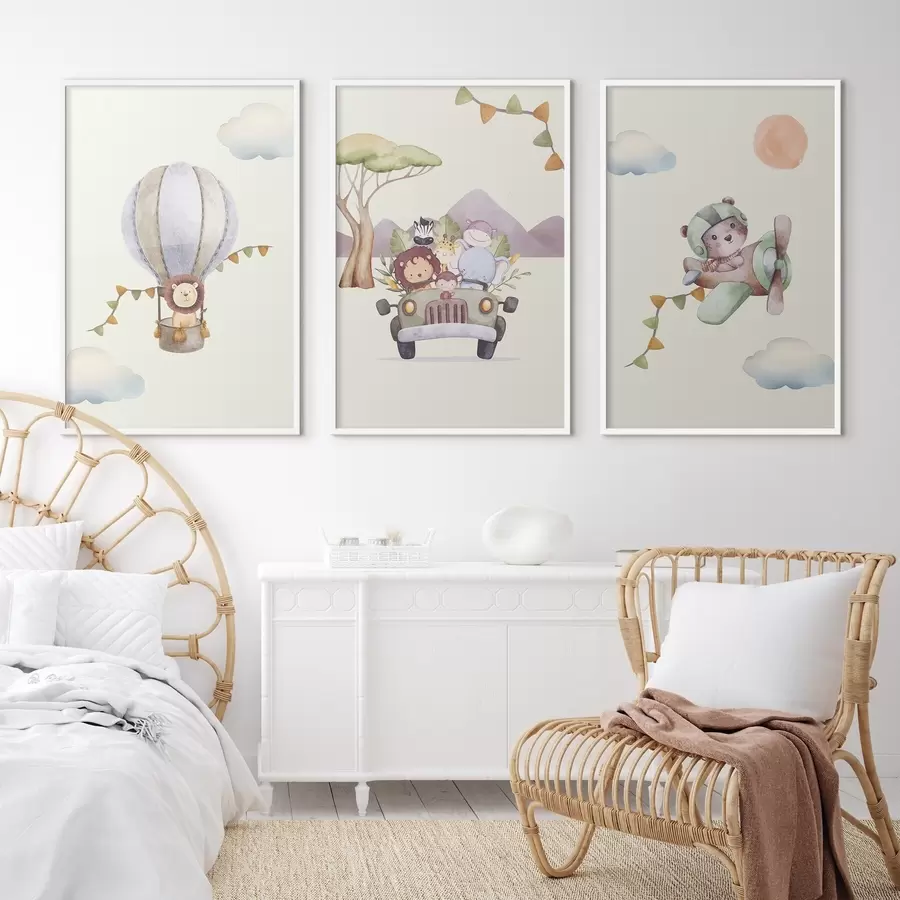 murales de pared Aventuras por cielos y carreteras de ensueño d00295