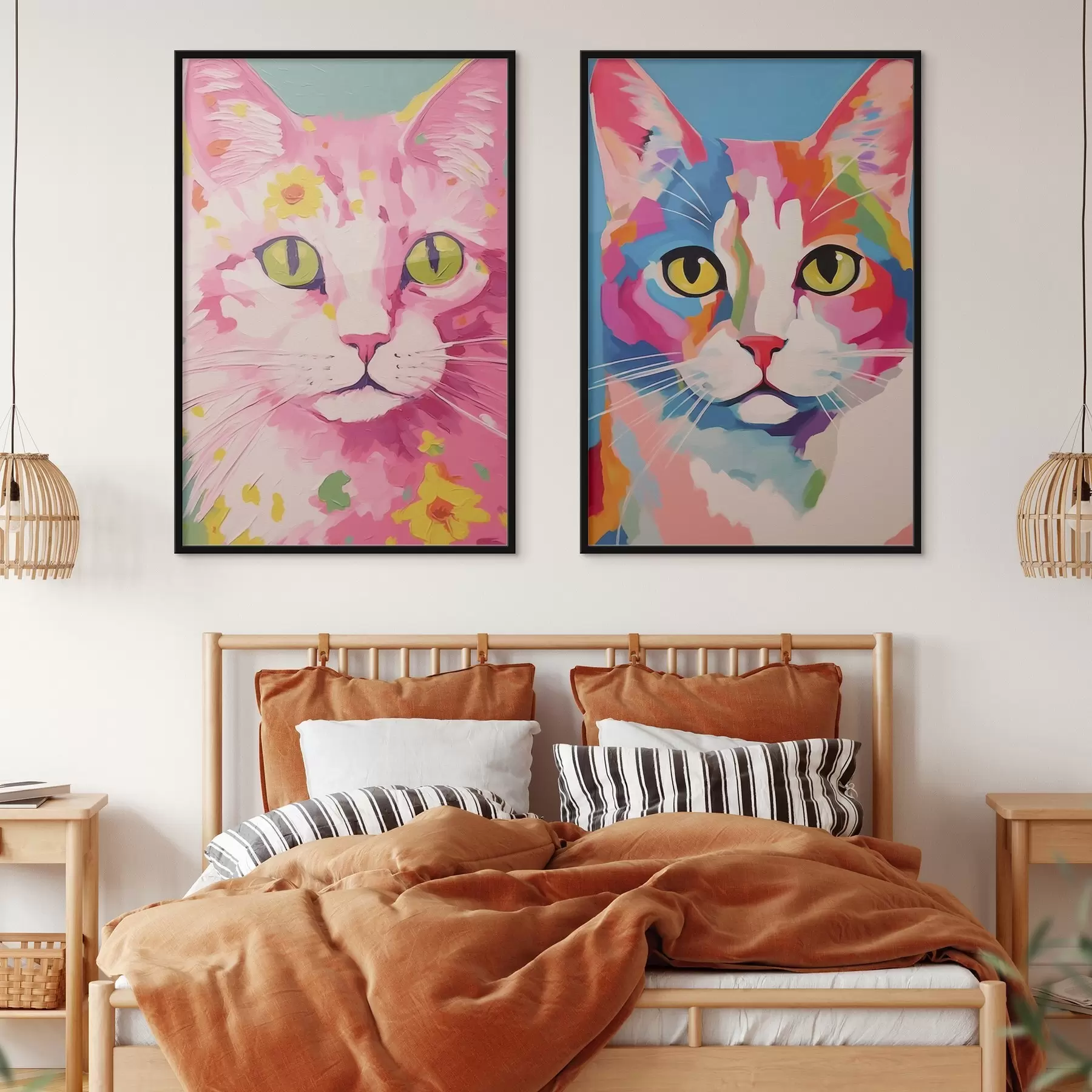 murales de pared Gatos d00392