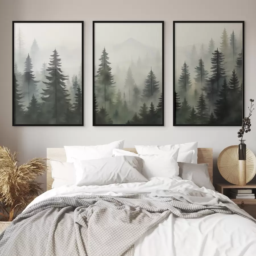 murales de pared Paisaje forestal d00431