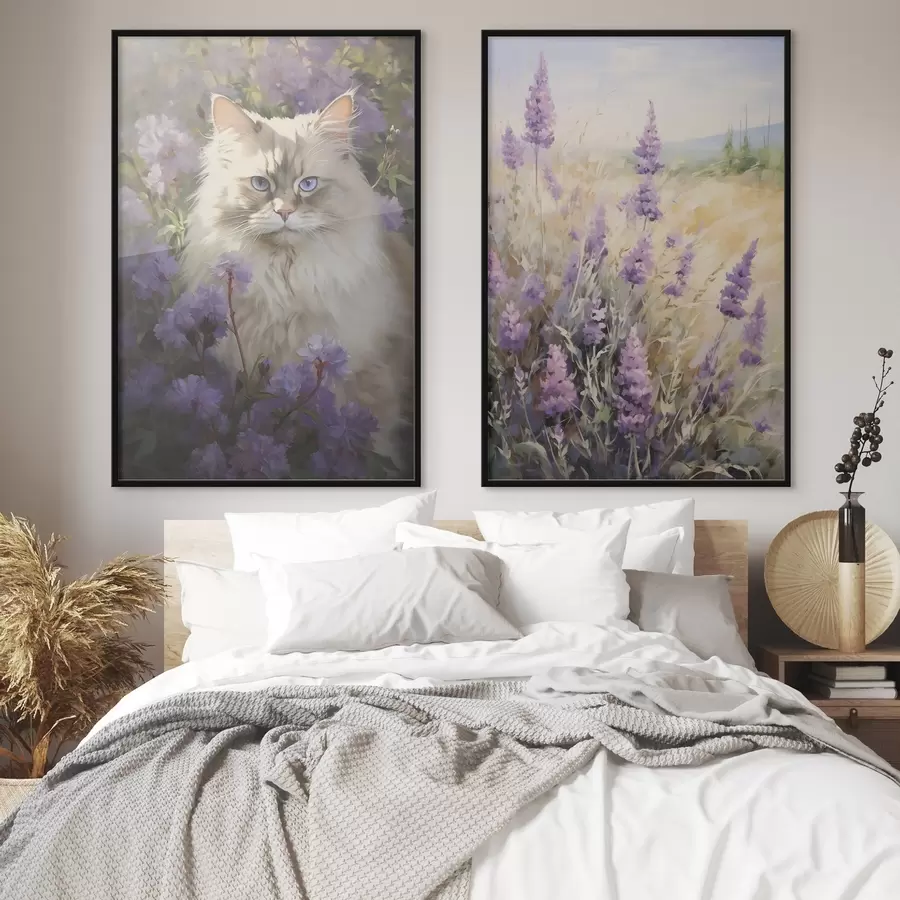 murales de pared Silencio floral d00459