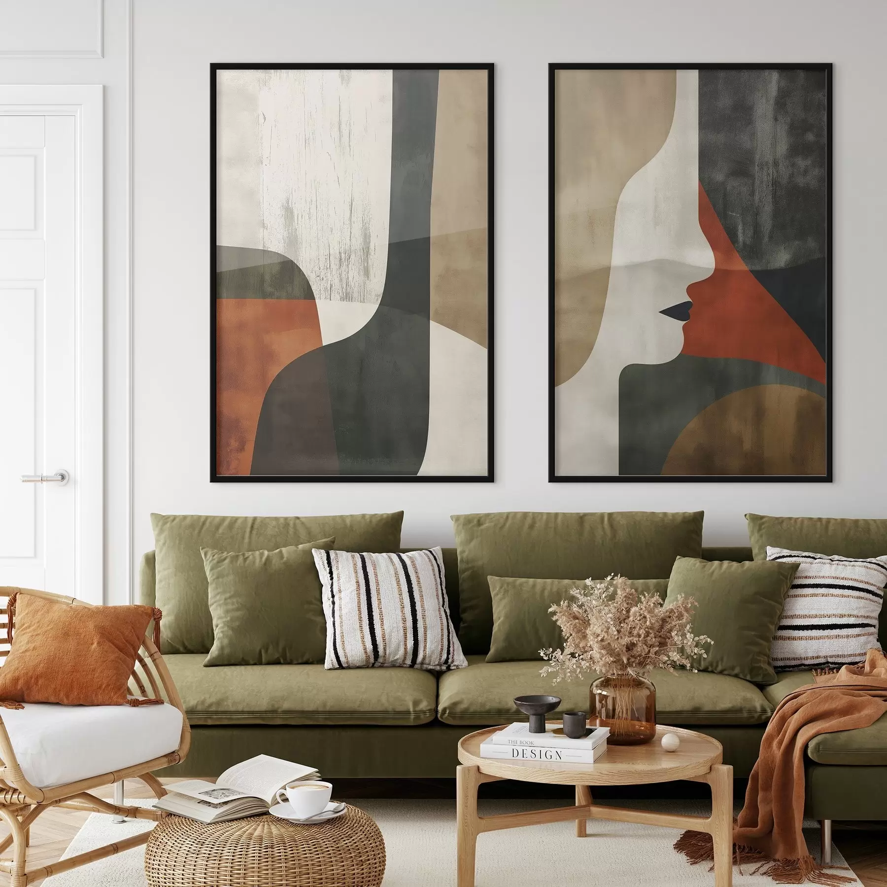 murales de pared Aliento de abstracción d00468