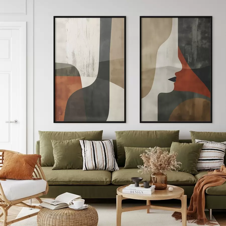 murales de pared Aliento de abstracción d00468