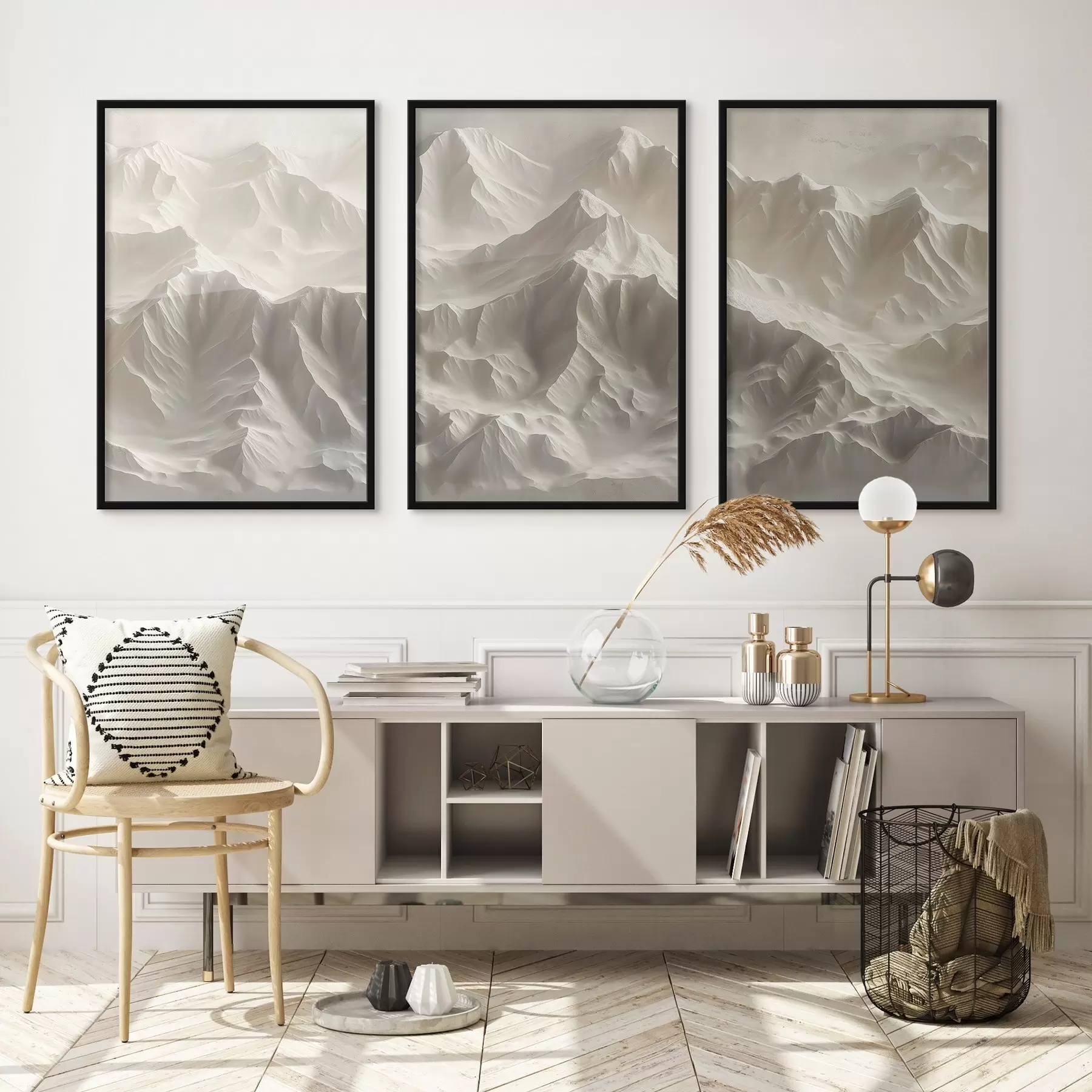 murales de pared Acantilados blancos d00471