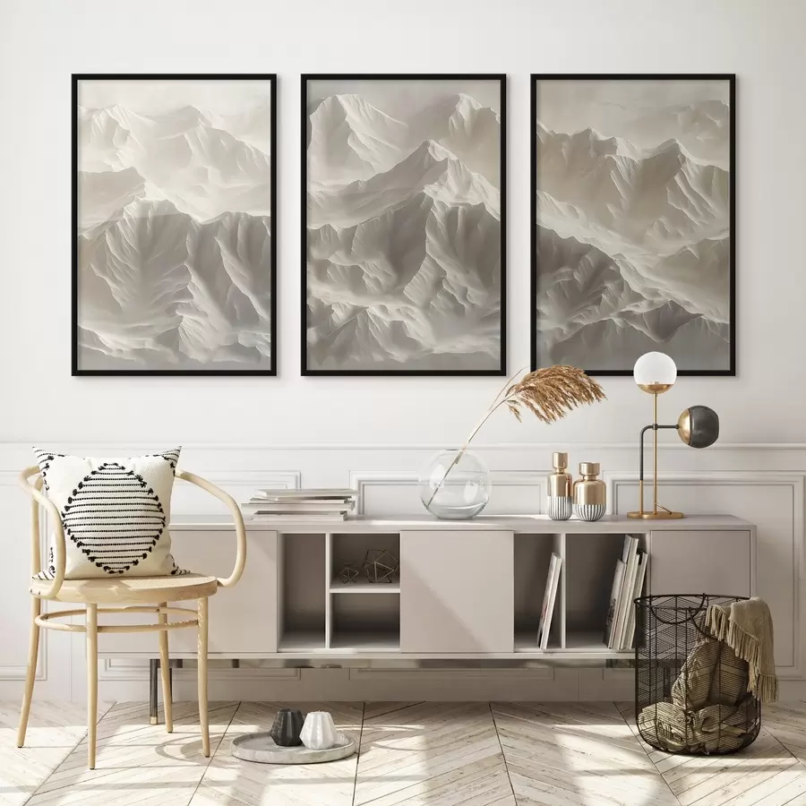 murales de pared Acantilados blancos d00471