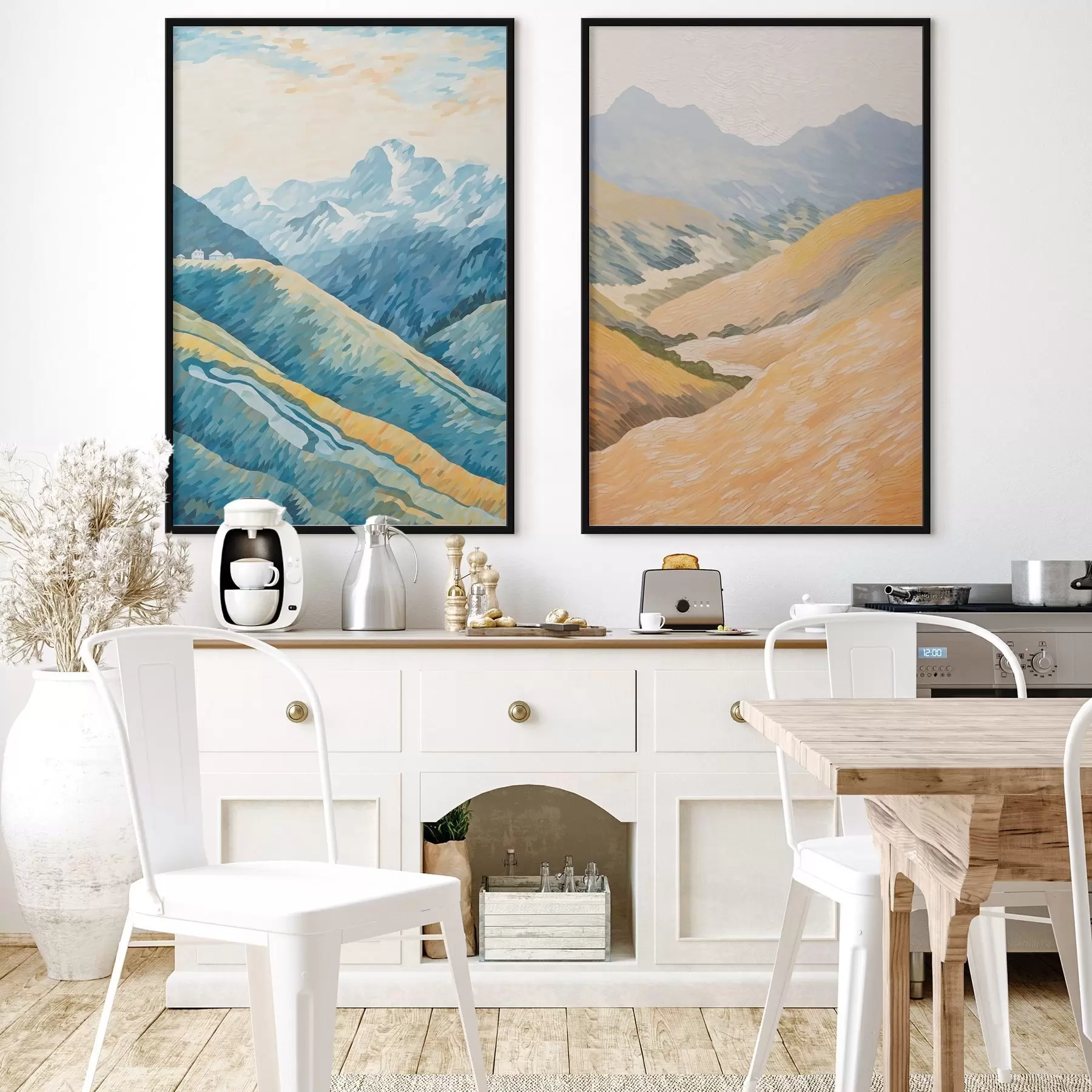 murales de pared paisaje de montaña d00486