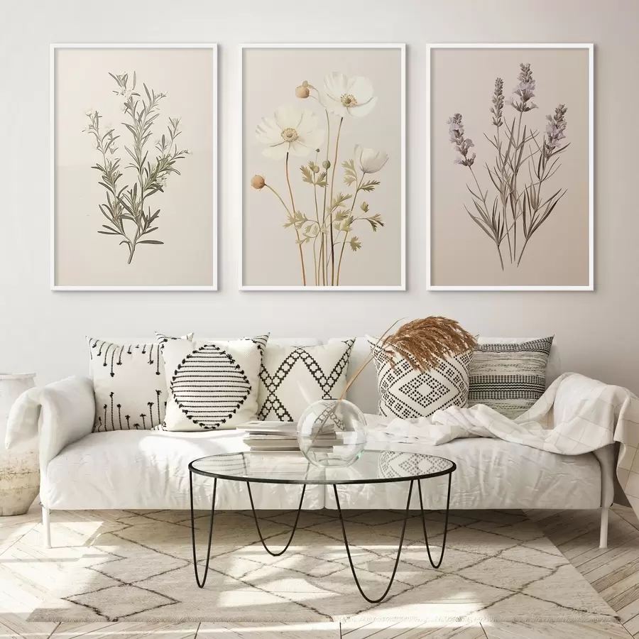 murales de pared Hierbas de la ternura d00491