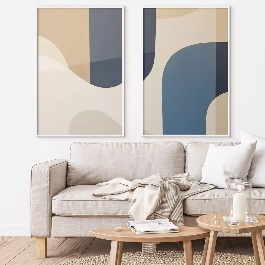 murales de pared Líneas abstractas d00495