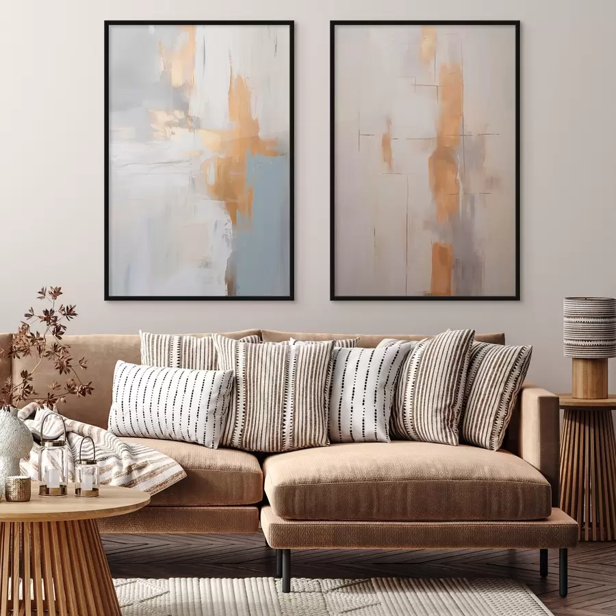 murales de pared Pinceladas abstractas imitación de pintura d00502