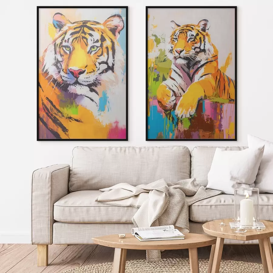 murales de pared Tigres d00507