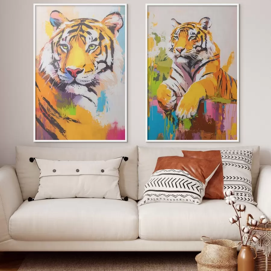 murales de pared Tigres d00507
