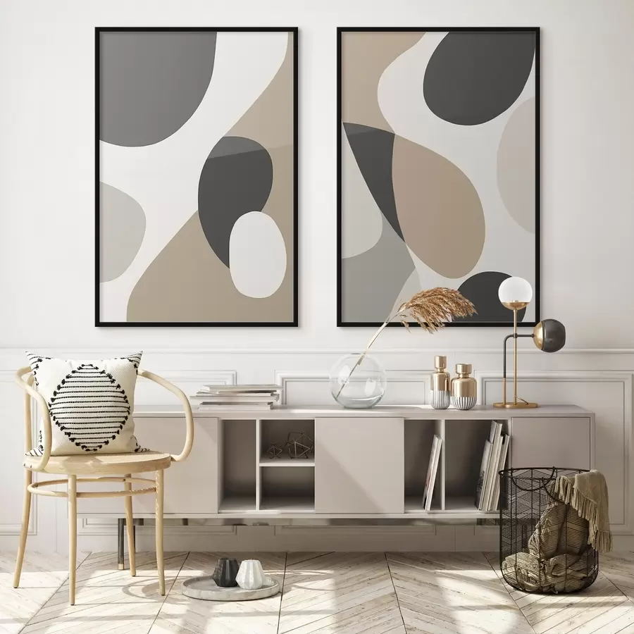 murales de pared Formas abstractas d00511