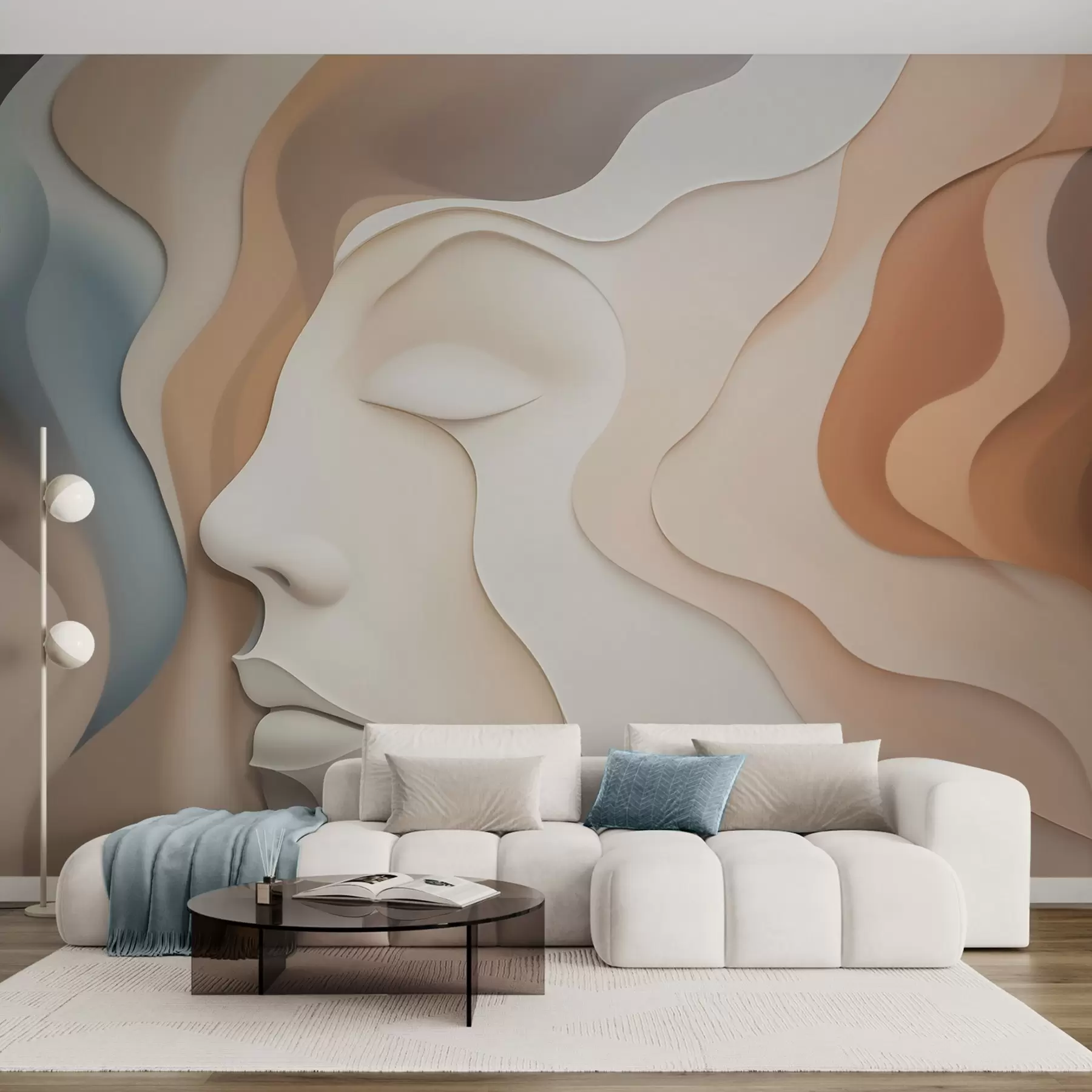 murales de pared Cara abstracta w04869