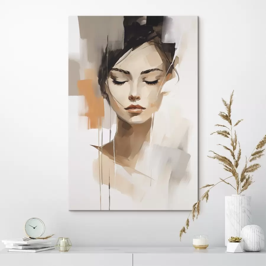 murales de pared Retrato de una niña s47150