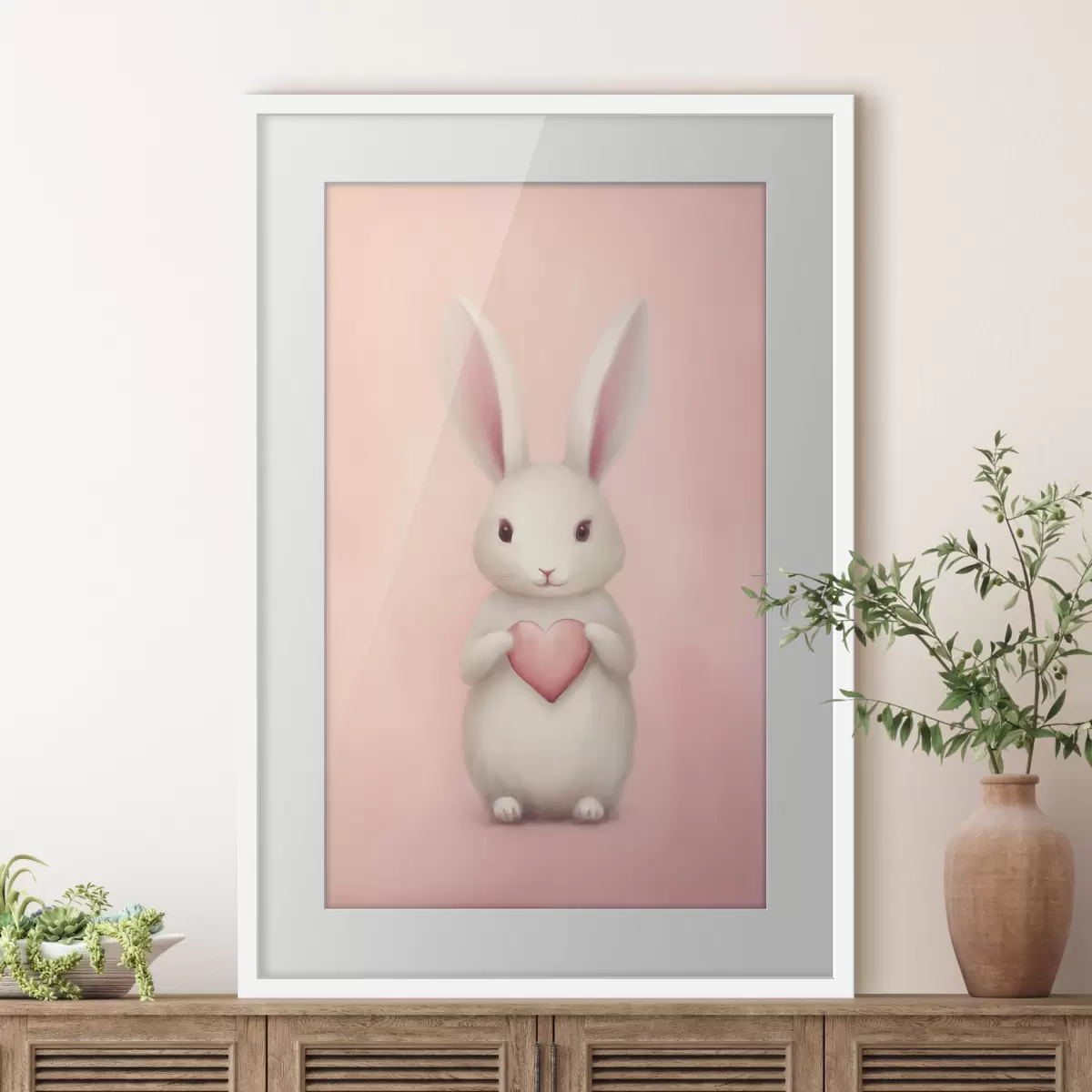 Poster Conejito con corazón f47146