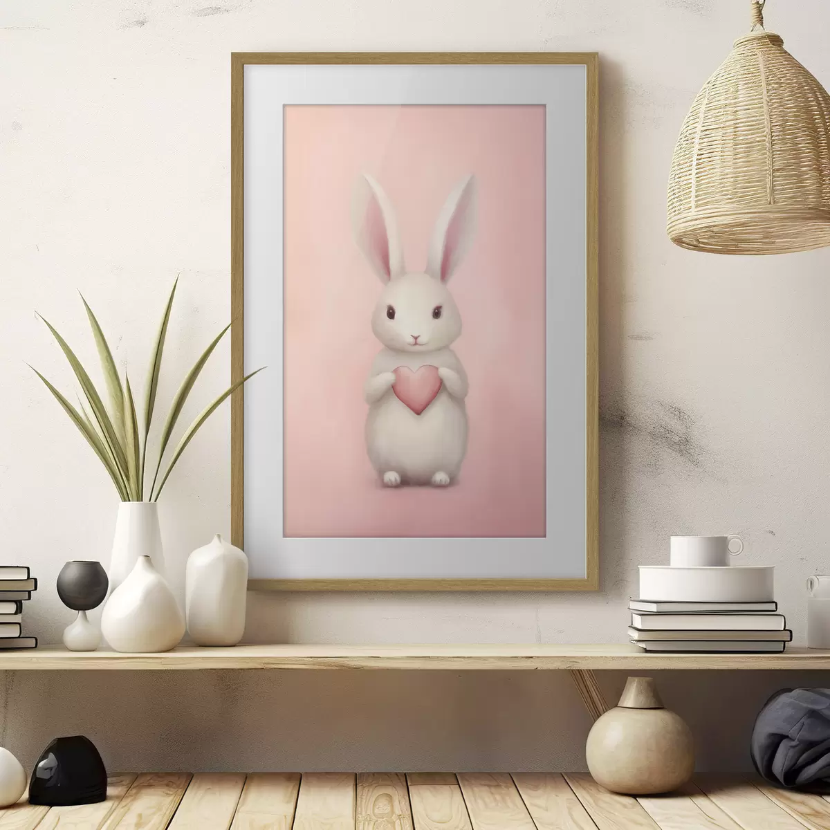 Poster Conejito con corazón f47146