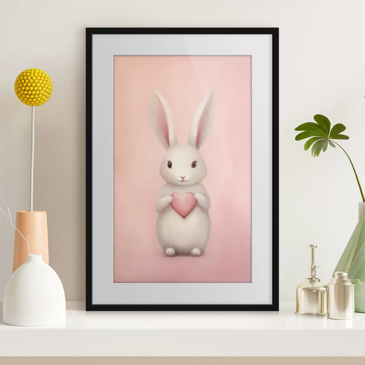 Poster Conejito con corazón f47146