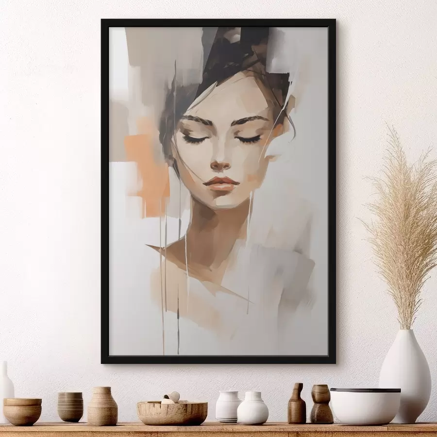 murales de pared Retrato de una niña f47150