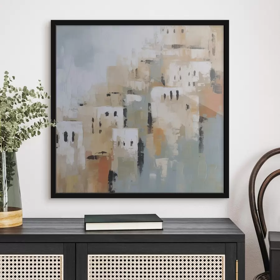 murales de pared Ciudad abstracta f47241